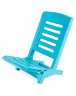 CHAISE DE PLAGE PLIABLE LIGHT BLUE