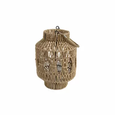 LANTERNE ROTIN 19X30CM