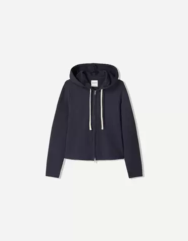 Sweat zippé à capuche