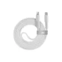 CABLE RIVACASE TYPE-C TO LIGHTNING 1,2M WHITE