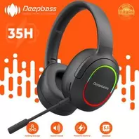 Casque Bluetooth R10 sans fil Noir avec Micro, batterie 400mAh 8 heures d'Appels et de Musique