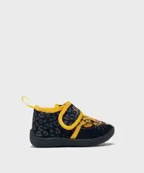 Chaussons fermeture scratch motif Le Roi Lion bébé garçon - Disney