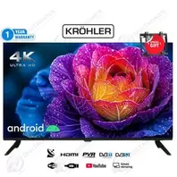 Smart TV 55 Android UHD - Récepteur intégré + TNT + HDMI + USB - Garantie 1 An