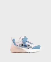 Baskets basses à semelle lumineuse motif Stitch bébé fille - Disney