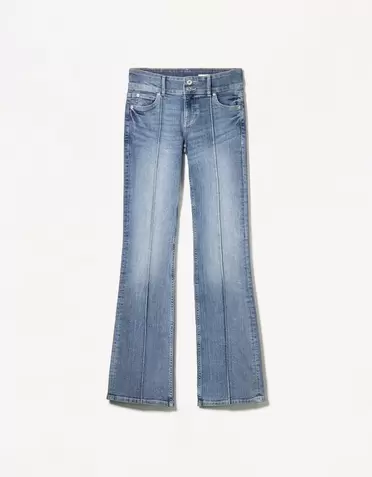 Jeans bootcut taille basse