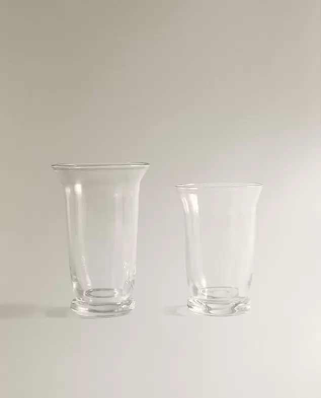 VASE VERRE RECYCLABLE ÉVASÉ