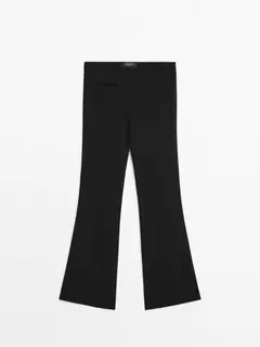 Pantalon flare poche