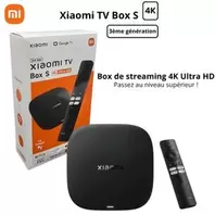 TV Box S 4K Ultra HD 3ème Génération (3rd Gen)  HDR10+/Dolby Vision® - Google TV™ - 2Go DDR4 / 32Go - Wi-Fi 6 - Garantie 1 an
