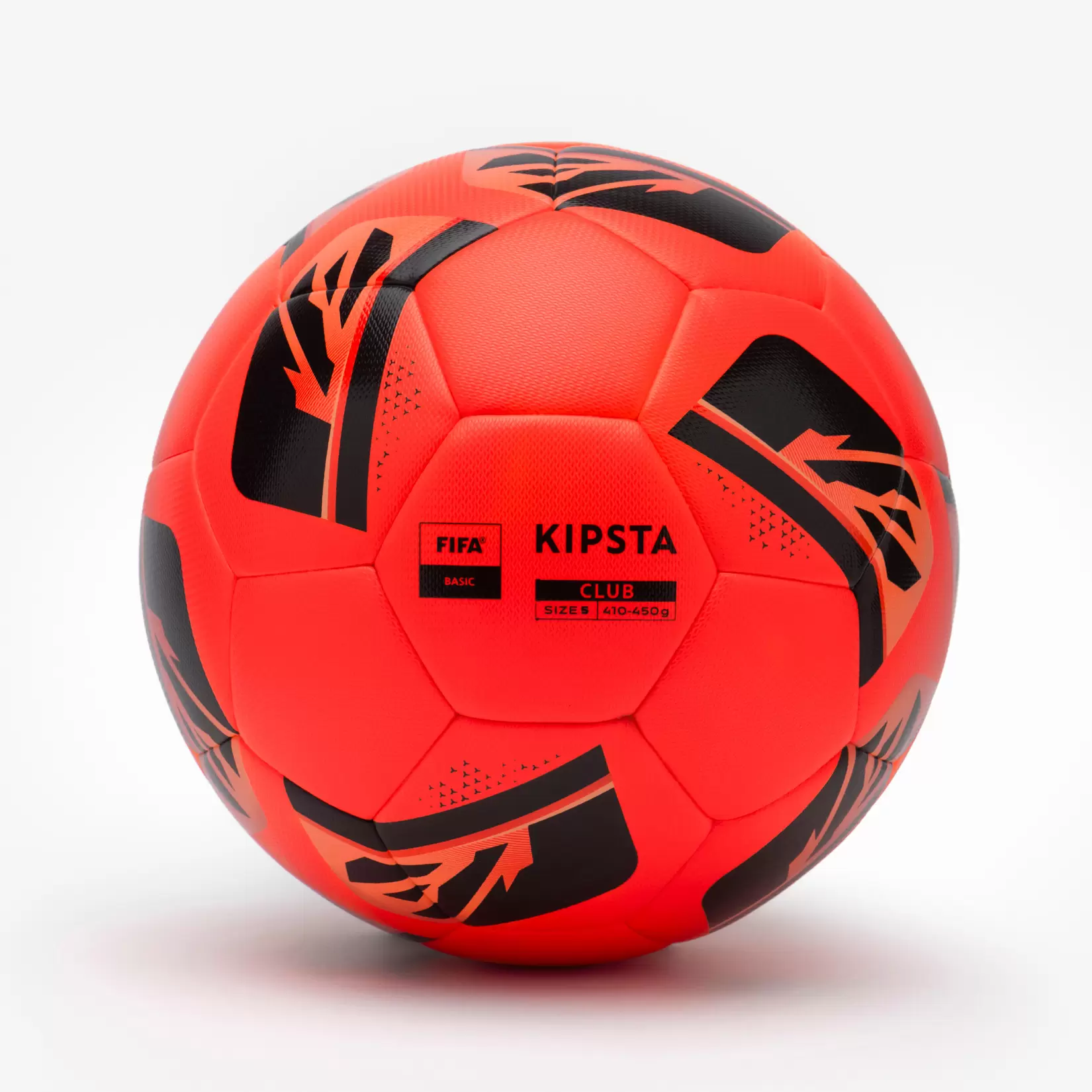 Ballon de football Hybride FIFA BASIC CLUB BALL taille 5 neige brouillard rouge