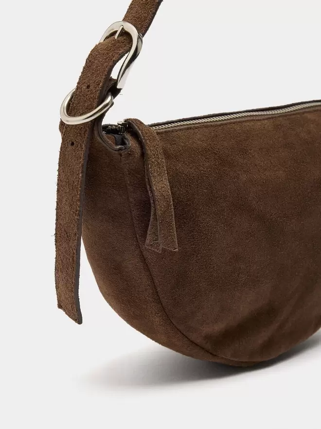 Leather hobo bag