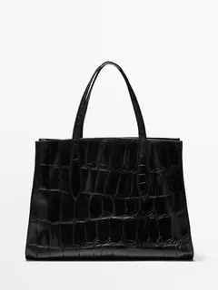 Grand sac icon en cuir nappa