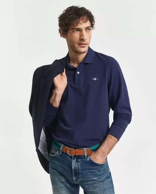 Polo Rugger en coton piqué Shield