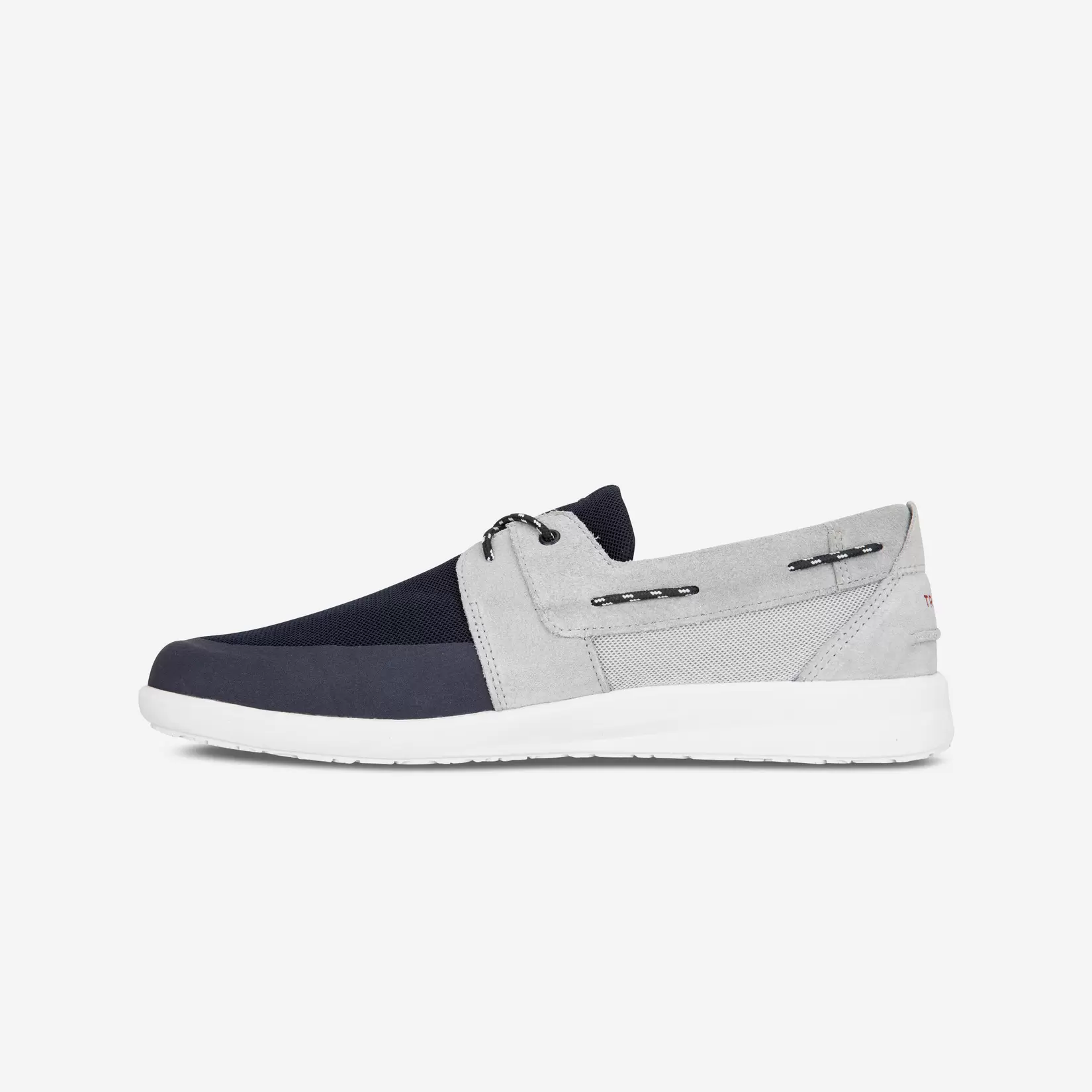 Chaussures bateau homme sailing 100 gris bleu