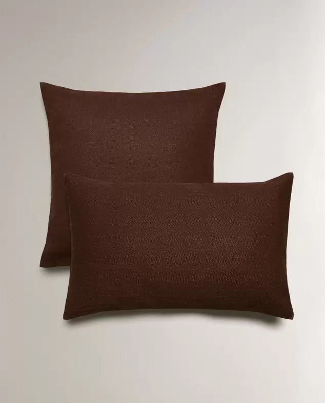 HOUSSE DE COUSSIN UNIE