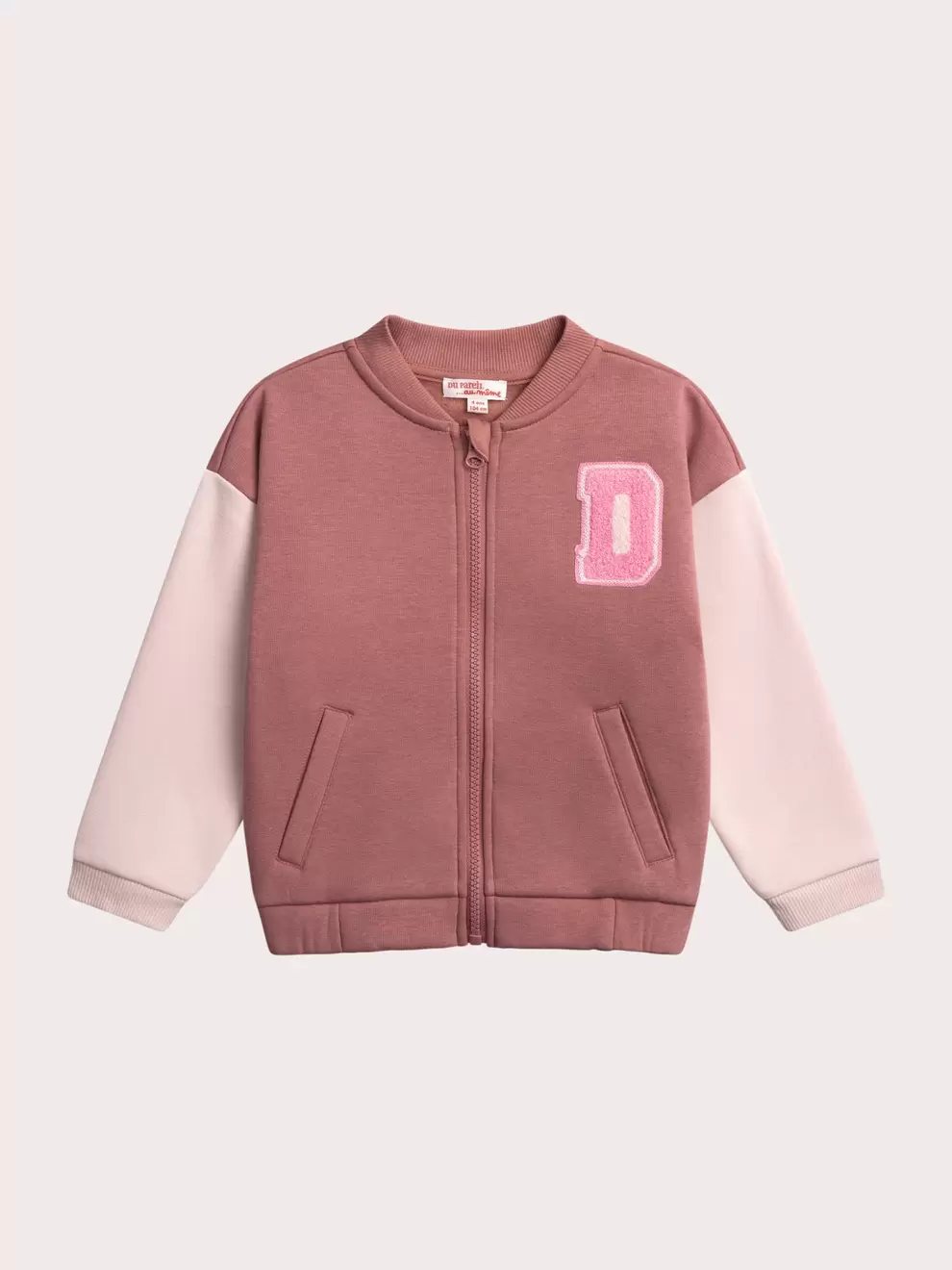Haut de jogging terracotta et nude