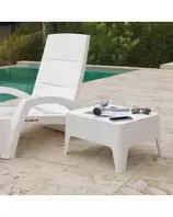 TABLE BASSE DE JARDIN ALASKA BLANCHE