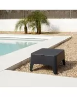 TABLE BASSE DE JARDIN ALASKA ANTRACITE