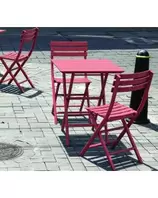 SET HELEN TABLE AVEC 2 CHAISES