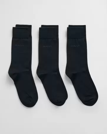 Lot de 3 paires de chaussettes en coton mercerisé