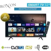 FL 32 SA - Télévison - 32" HD Smart TV Android 14 - Récepteur Intégré +TNT +HDMI +USB.