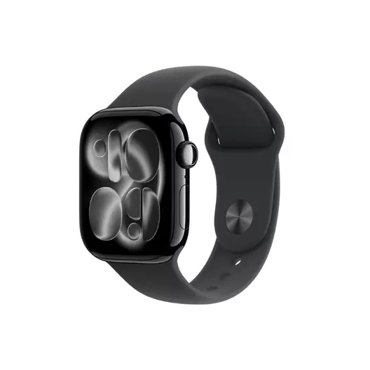 Apple Watch Series 11 46 mm – Jet Black Alu Case & Black Sport Band – M/L