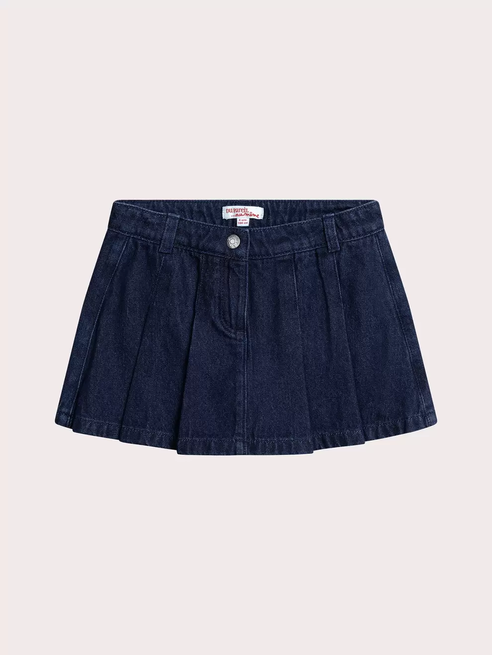 Jupe short à plis plats fille