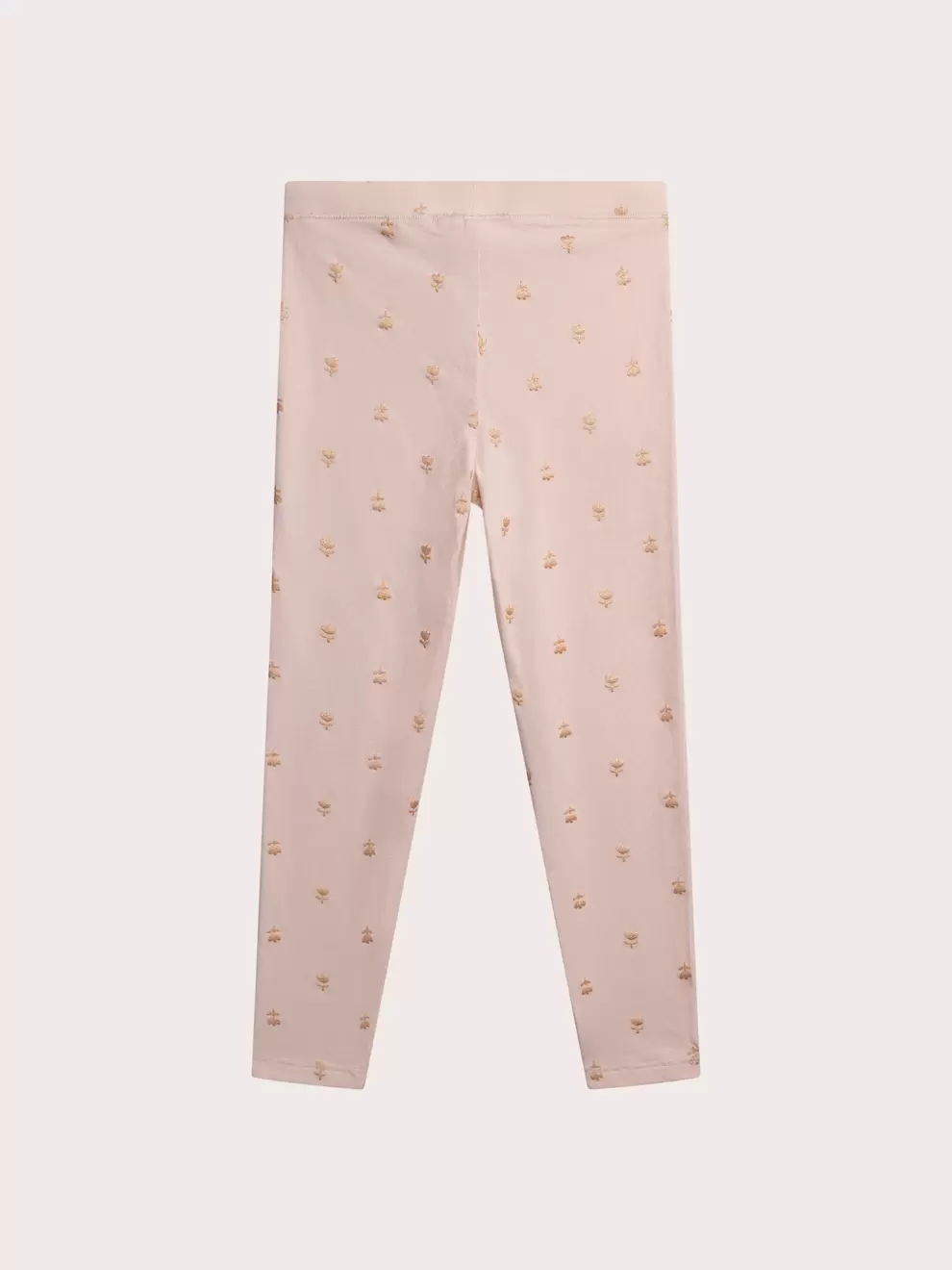 Legging rose imprimé brillant pour fille