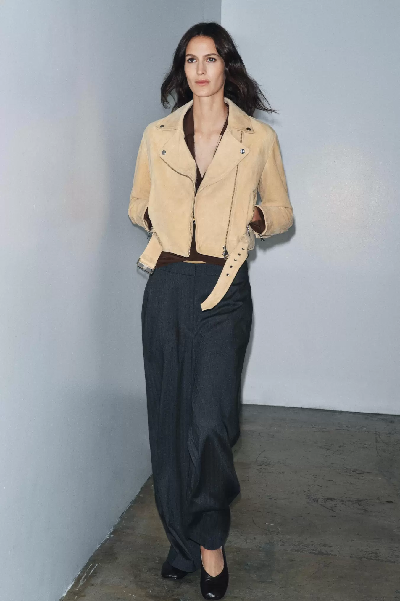 VESTE EN CUIR DE DAIM ZW COLLECTION LIMITED EDITION