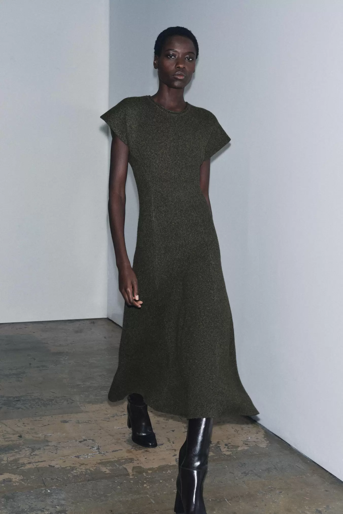 ROBE LONGUE EN MAILLE