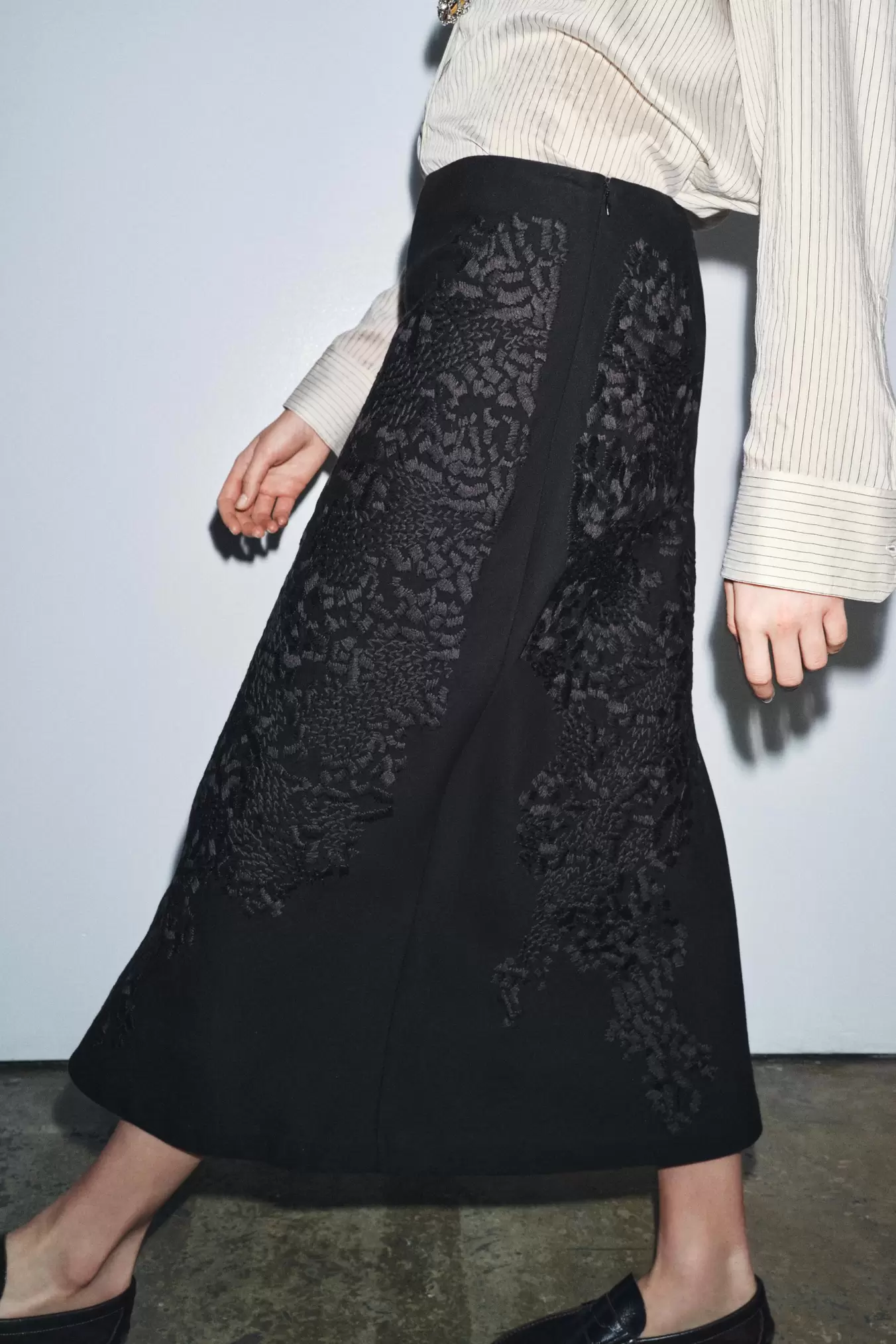 JUPE LONGUE BRODÉE ZW COLLECTION