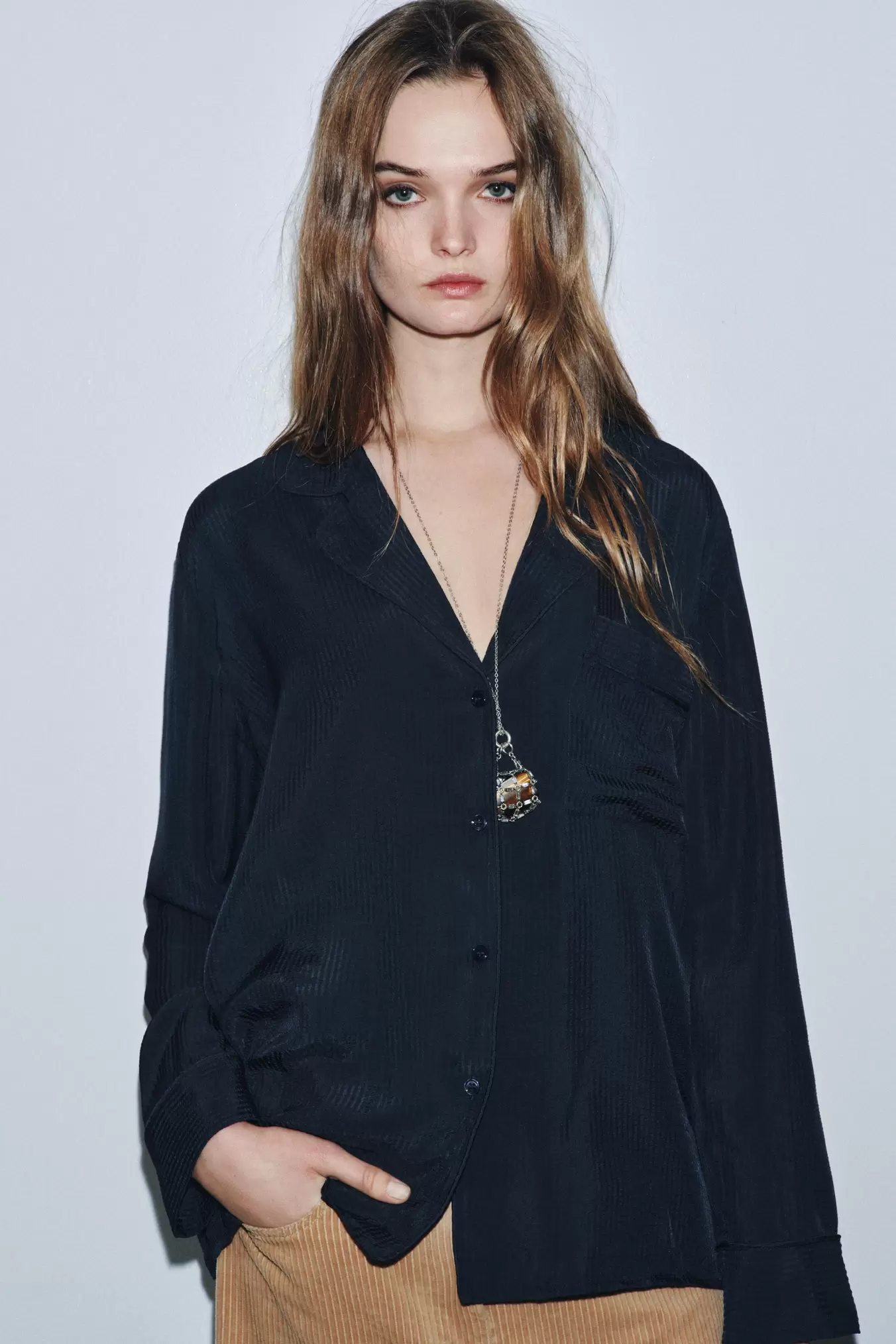 CHEMISE FLUIDE POCHE ZW COLLECTION