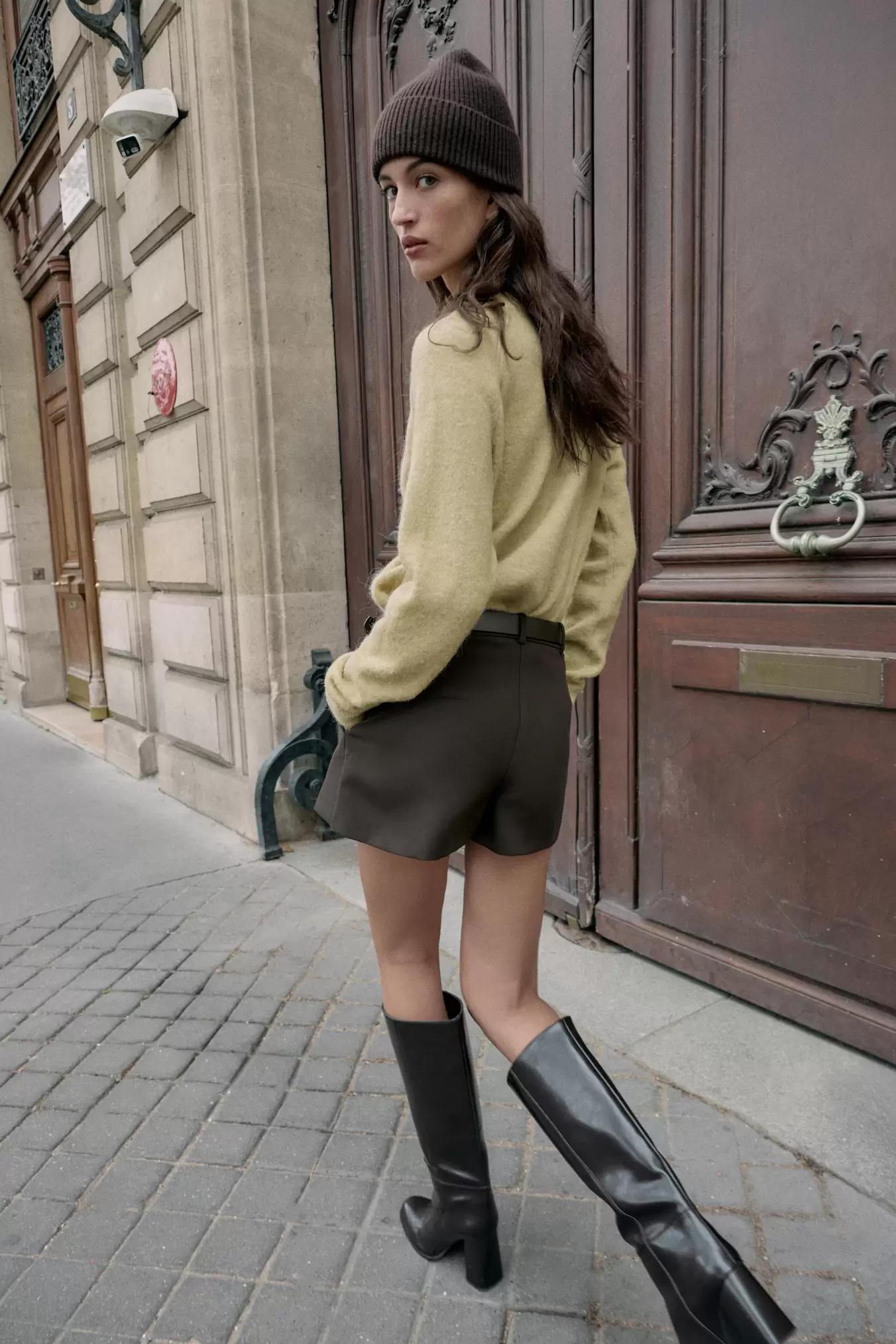 JUPE-PANTALON AVEC CEINTURE