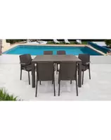 TABLE À MANGER ARIZONA AVEC 6 CHAISES