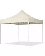 CHAPITEAU 3X3M - ARMATURE ACIER 25X25 MM- BEIGE - 4001221013455