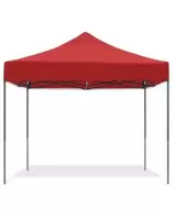 CHAPITEAU 3X3M - ARMATURE ACIER 30X30 MM- BOURGOGNE - 4001221013486