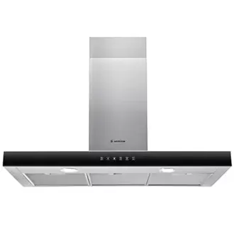 HOTTE 90CM DECORATIVE CHEMINEE VITRO LINEAIRE ARISTON