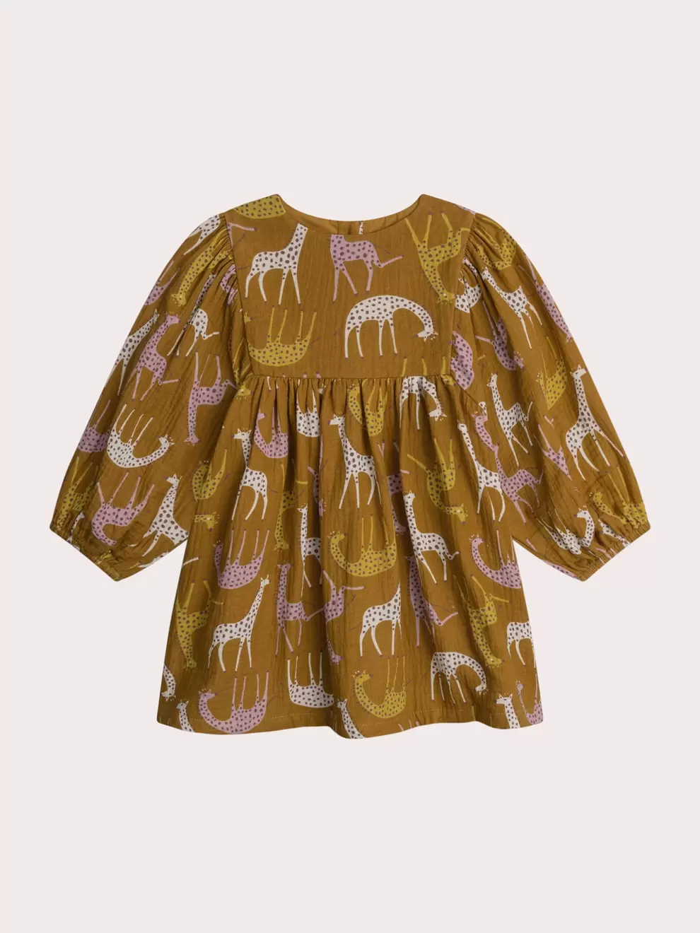 Robe imprimée en gaze de coton