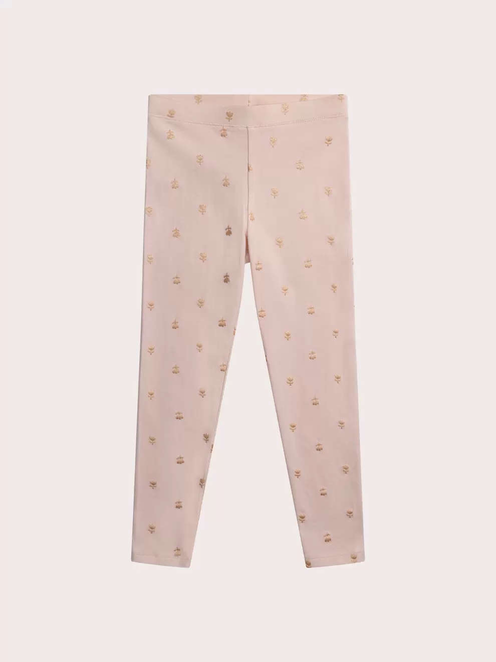Legging rose imprimé brillant pour fille