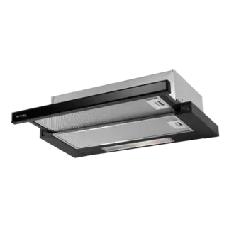 HOTTE TELESCOPIQUE EN VERRE NOIR 60CM PYRAMIS