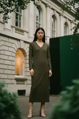 ROBE LONGUE EN MAILLE