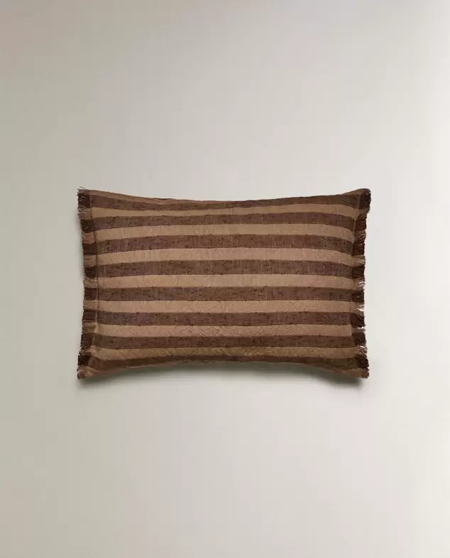 HOUSSE DE COUSSIN RAYURES