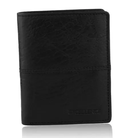 PorteFeuille Excellence Cuir veritable Italie Noir