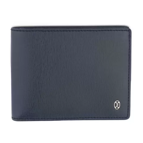 Porte Feuille Excellence Cuir veritable Italie Bleu