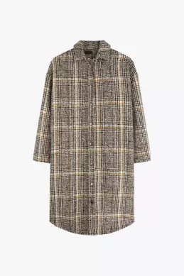 SURCHEMISE LONGUE À CARREAUX