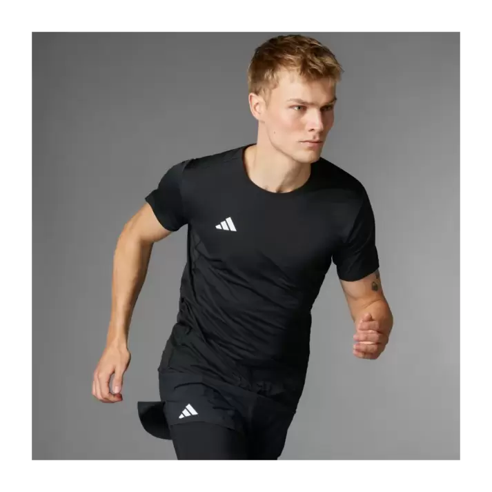 ADIZERO E TEE       BLACK
