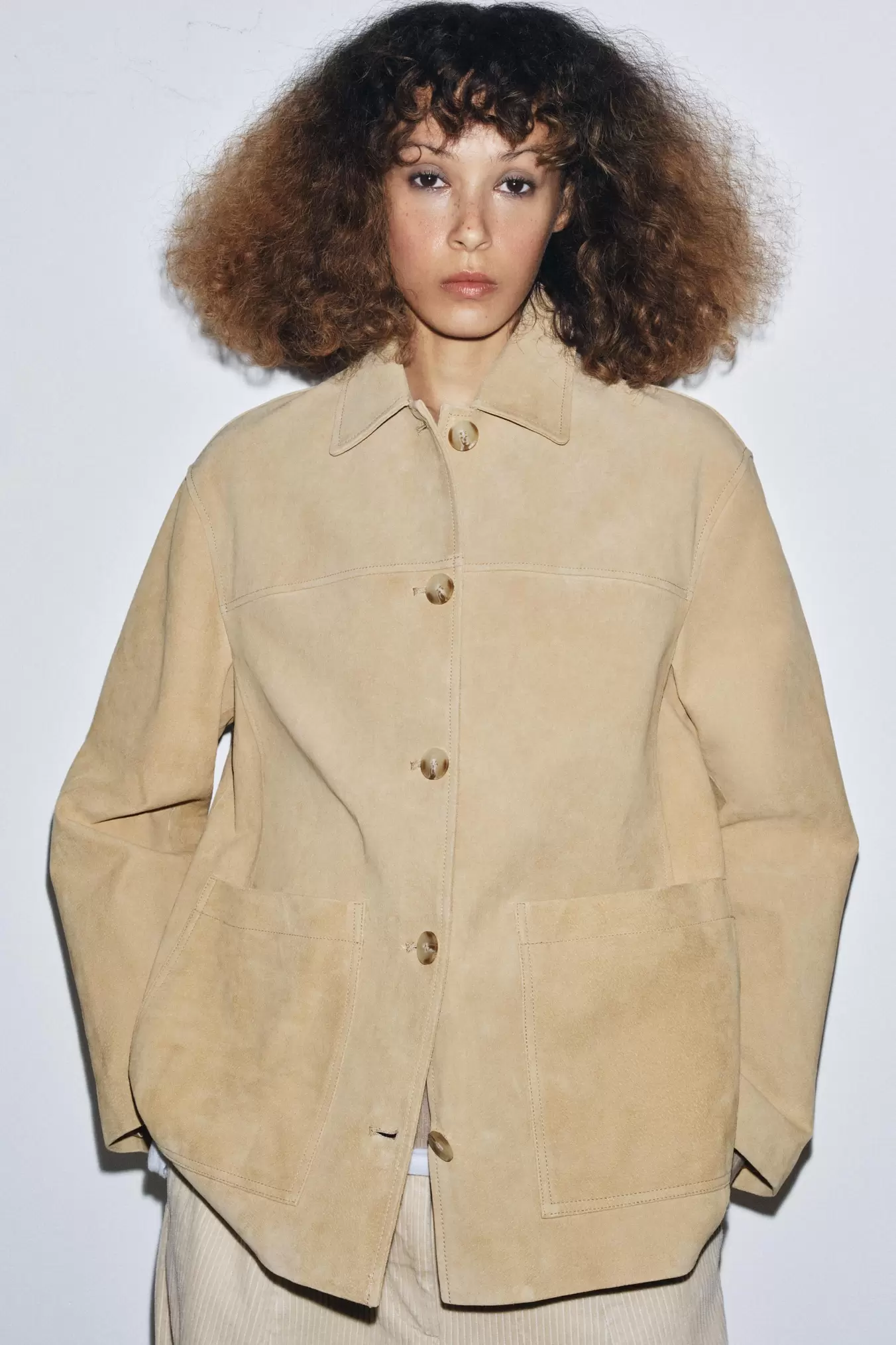 VESTE EN CUIR DAIM ZW COLLECTION LIMITED EDITION