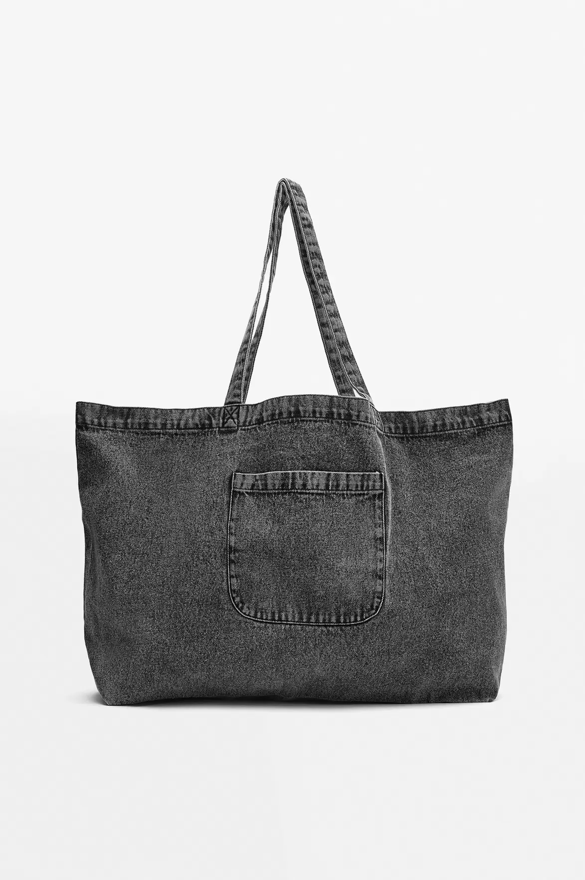 Small Denim Shopper Bag