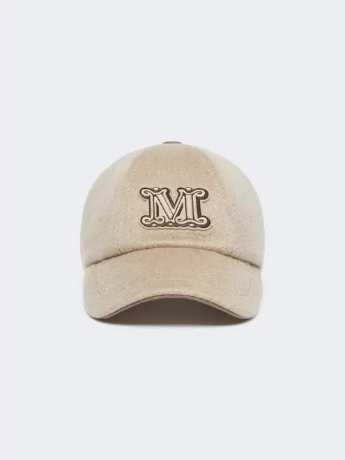Cashmere baseball cap