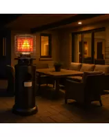 CHAUFFE TERRASSE AMERICAN STYLE NOIR MAT