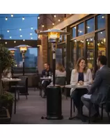 CHAUFFE TERRASSE CHAMPIGNON NOIR MAT